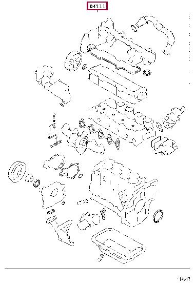 SU00100811 Toyota Full Gasket Set, engine