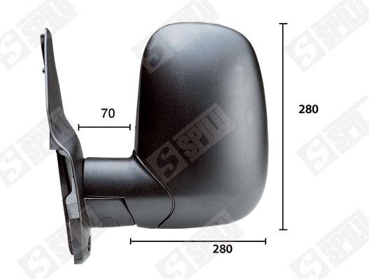 SPILU 55986 Rearview mirror external right 55986