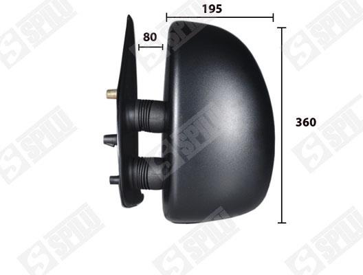 SPILU 50610 Rearview mirror external right 50610