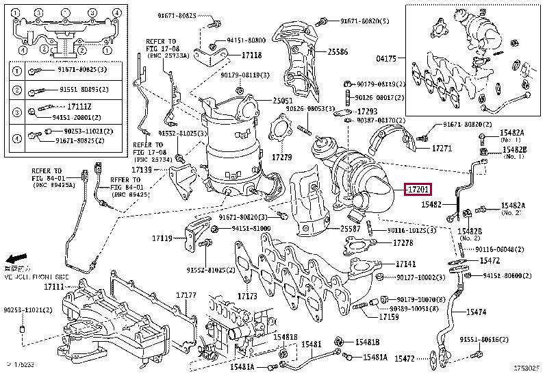 Toyota 17201-26051 Charger, charging system 1720126051
