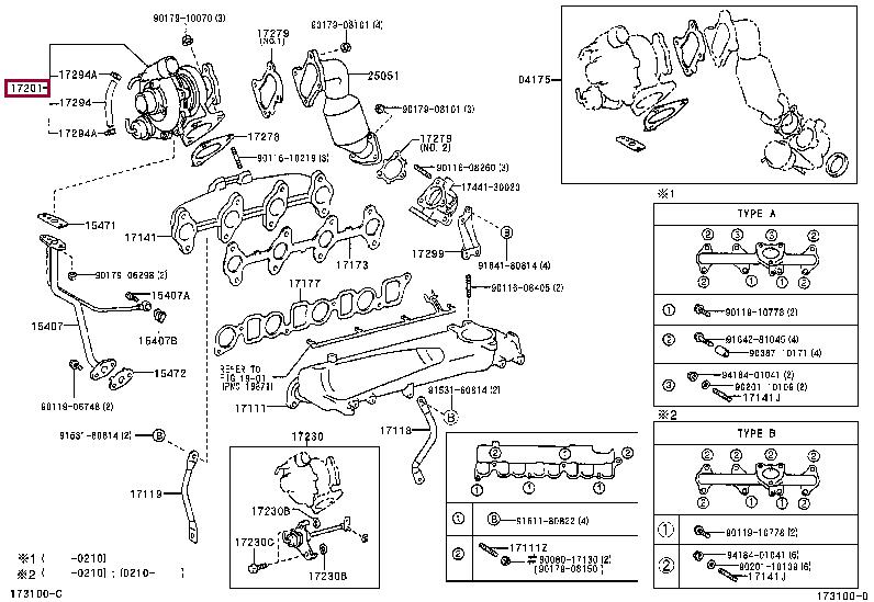 1720130040 Toyota Turbocharger