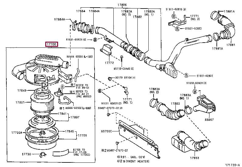 1770054781 Toyota Air cleaner filter box