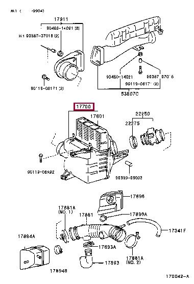 1770062110 Toyota Air cleaner filter box