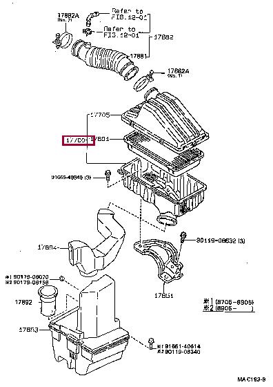 1770064220 Toyota Air cleaner filter box