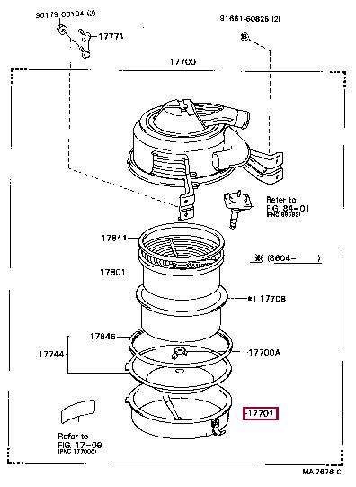 1770156150 Toyota Air cleaner filter box