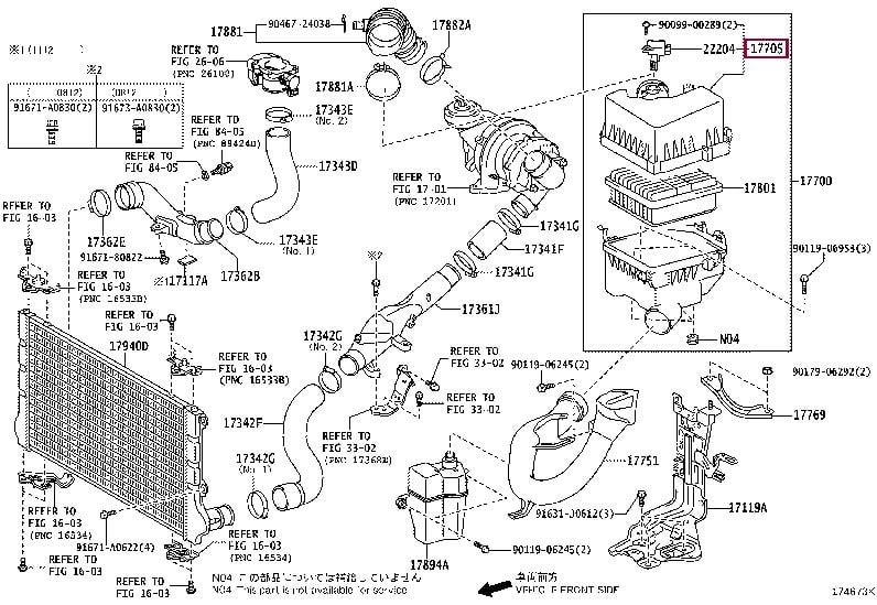 1770526110 Toyota Air cleaner filter box