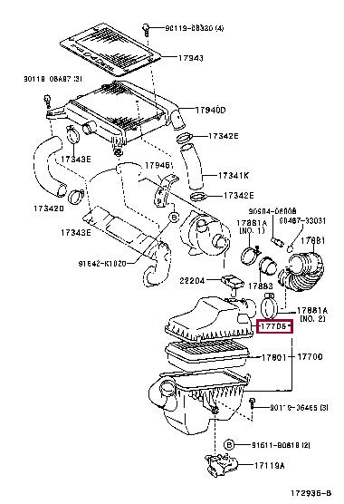 1770527070 Toyota Air cleaner filter box