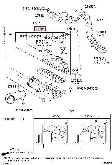 1770530150 Toyota Air cleaner filter box