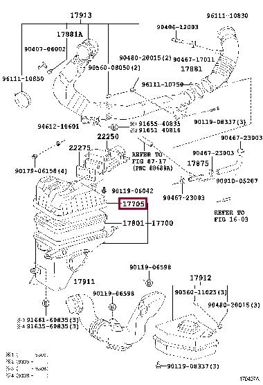 1770576051 Toyota Air cleaner filter box