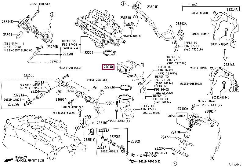 2203036040 Toyota Throttle damper
