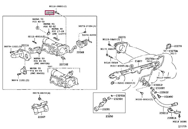 2203046220 Toyota Throttle damper