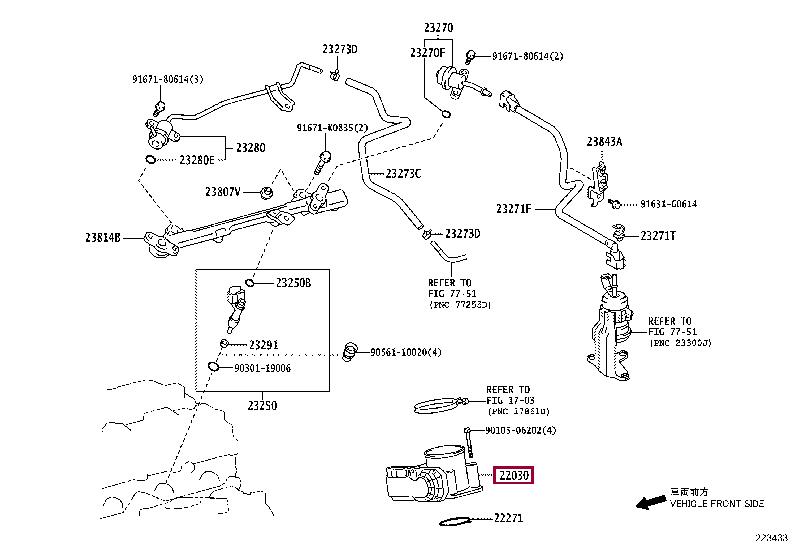 2203075040 Toyota Throttle damper
