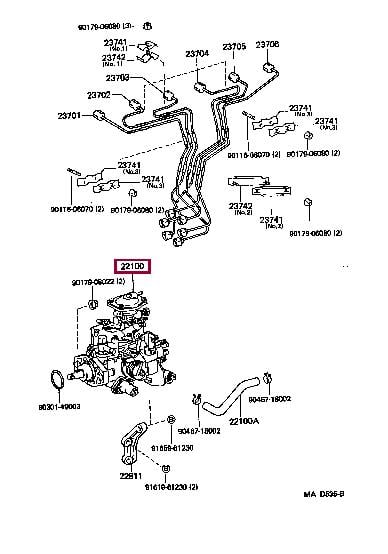 2210017590 Toyota Injection Pump