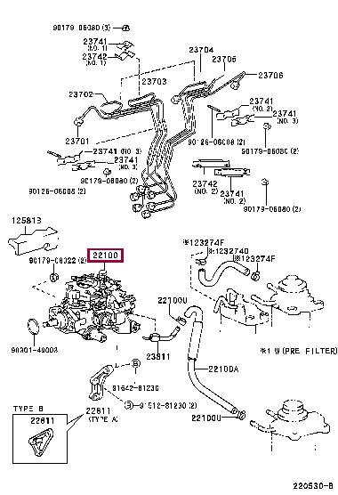 221001C430 Toyota Fuel pump