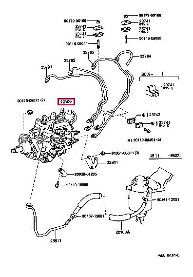 221005B303 Toyota Fuel pump