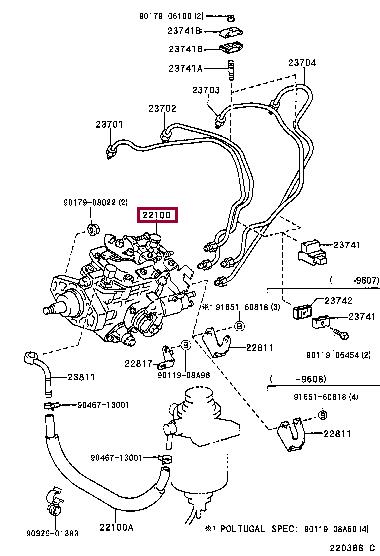 221005B550 Toyota Fuel pump
