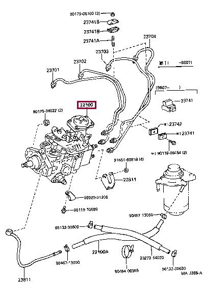 221005B740 Toyota Fuel pump
