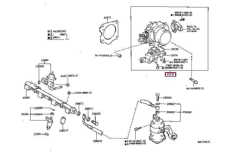 2221002030 Toyota Throttle damper