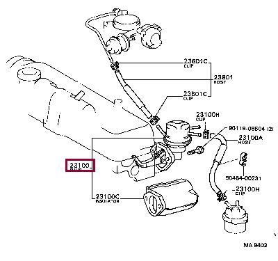 2310019225 Toyota Fuel pump
