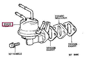 2310061060 Toyota Fuel pump