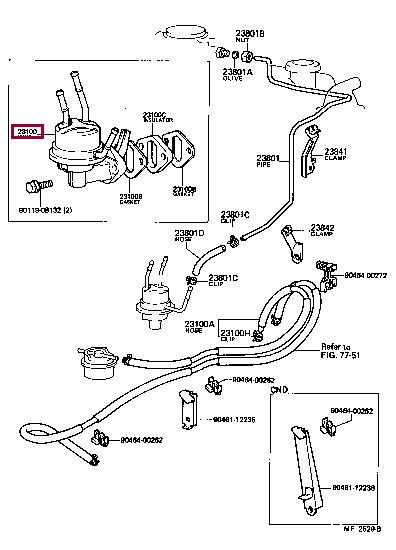 2310061070 Toyota Fuel pump
