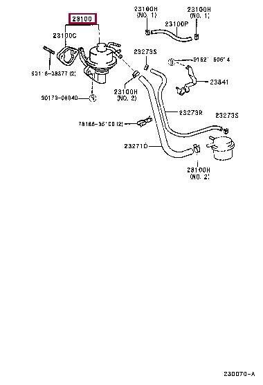 2310079096 Toyota Fuel pump