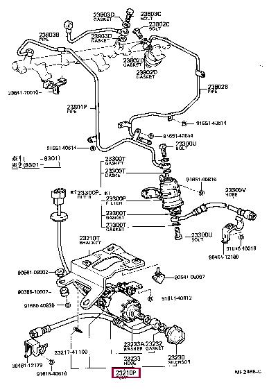 Toyota 23210-45060 Fuel pump 2321045060 2321045060 Toyota Fuel pump