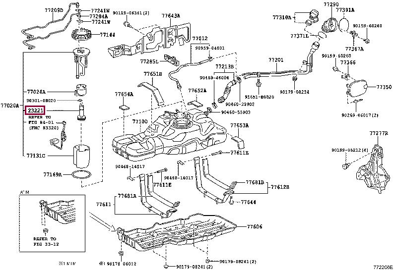 2322050130 Toyota Fuel pump