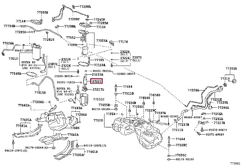 2322131130 Toyota Fuel pump