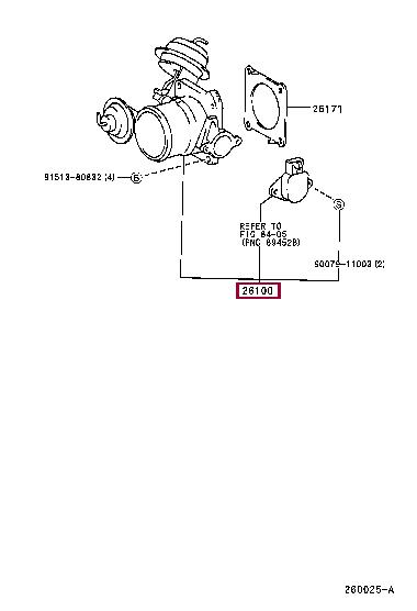 2610064040 Toyota Throttle damper