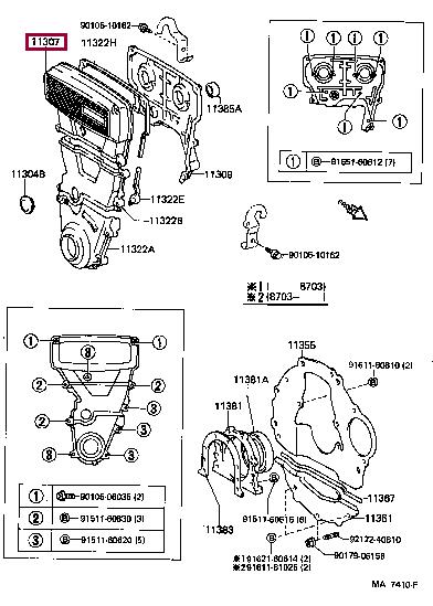 1130416020 Toyota Auto part