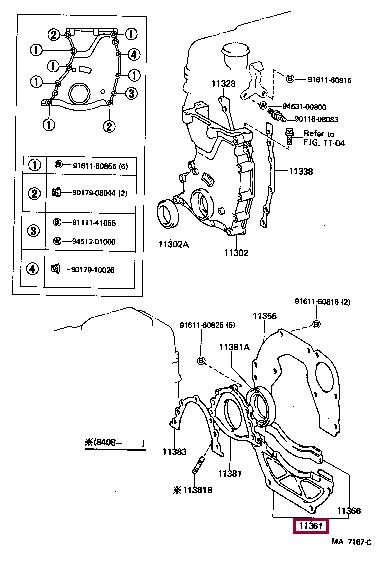 1136145010 Toyota Auto part