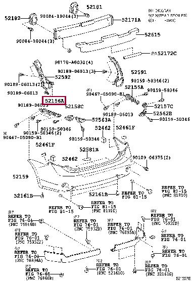 Buy Toyota 52156-02100 at a low price in United Arab Emirates!