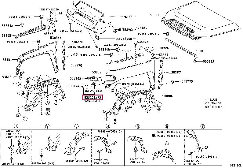 5251235100C0 Toyota Trim bumper