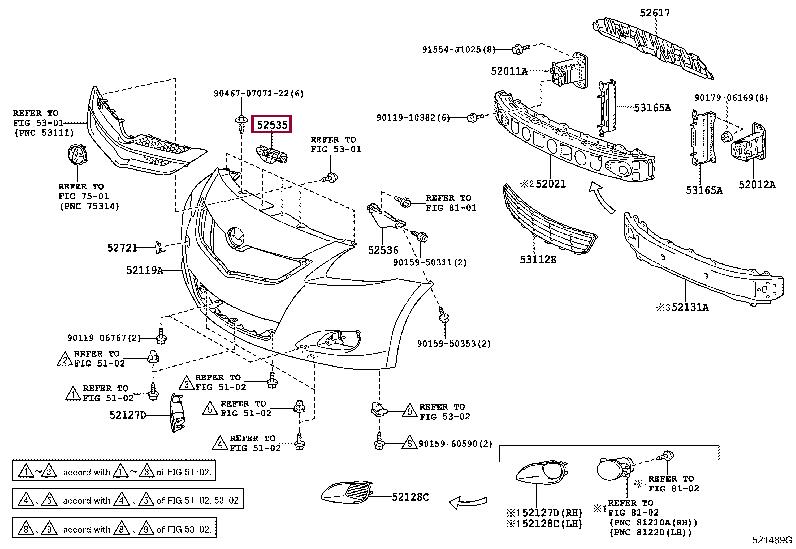 Buy Toyota 52535-52131 at a low price in United Arab Emirates!