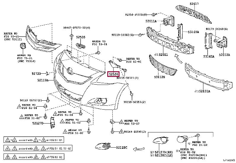 Buy Toyota 52536-52141 at a low price in United Arab Emirates!