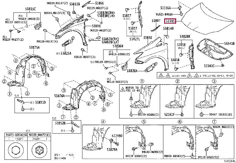 Buy Toyota 53301-47050 at a low price in United Arab Emirates!