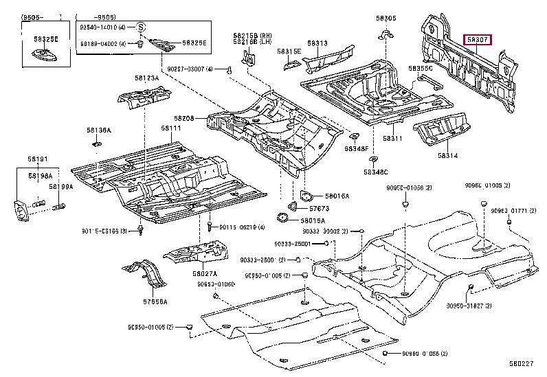 583071A240 Toyota Panel