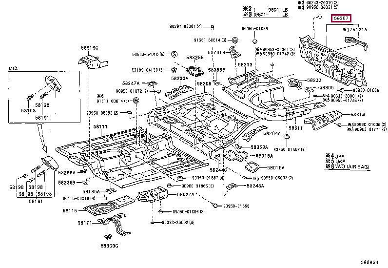 583072B210 Toyota Panel