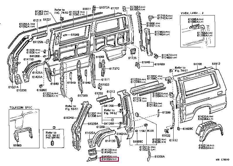 6141695J00 Toyota Wing