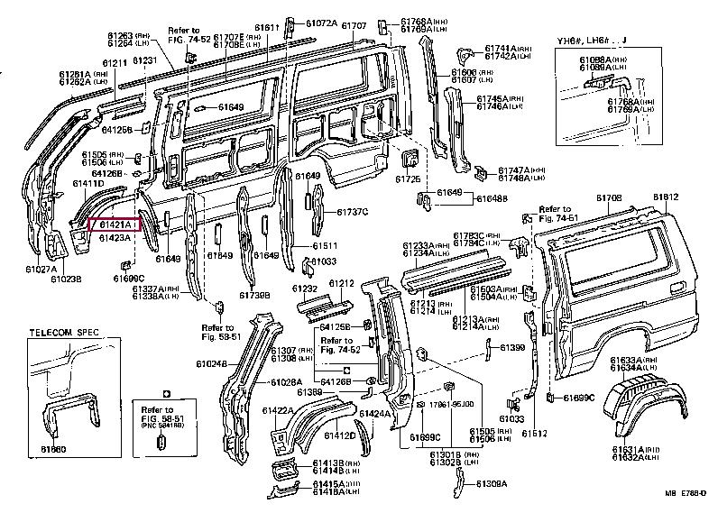 6142195J00 Toyota Panel