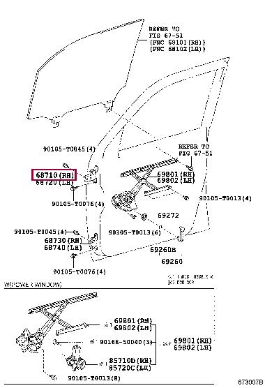 Toyota 68710-0D030 Door hinge 687100D030 687100D030 Toyota Door hinge