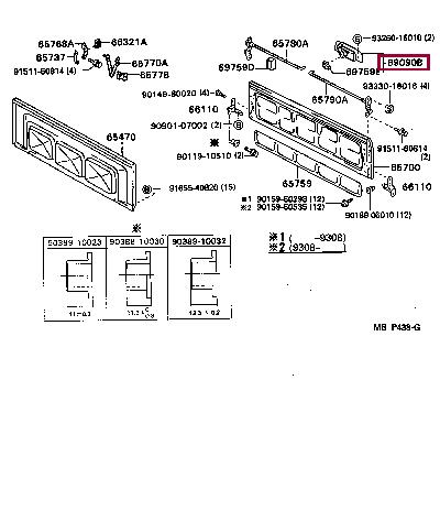 6909089102 Toyota Handle-assist