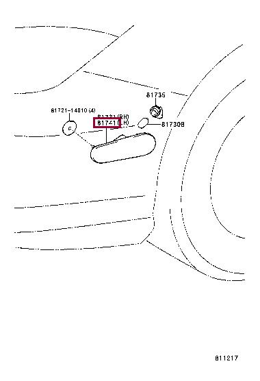8174114160 Toyota Running repeater