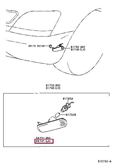 8174148010 Toyota Running repeater