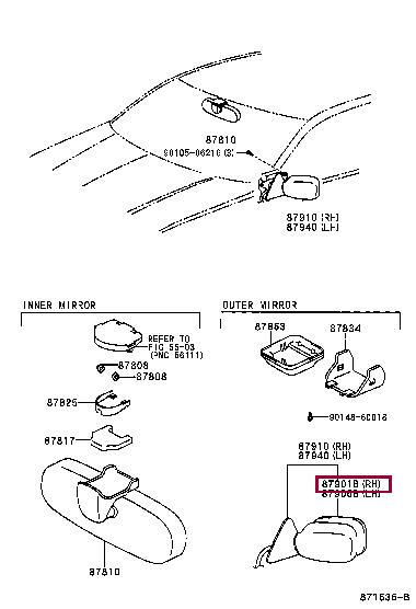 879313A200 Toyota Auto part