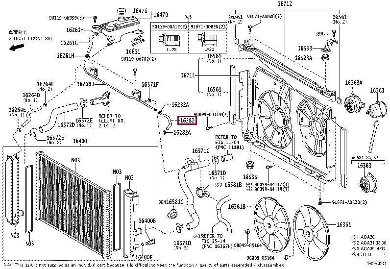 1628228120 Toyota Air duct