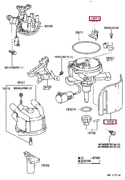 1912116040 Toyota Auto part