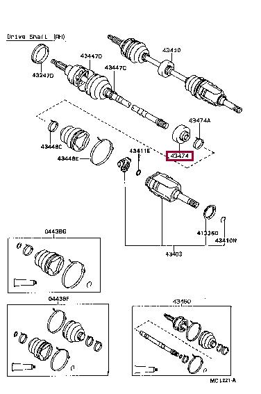 4347412020 Toyota Damper
