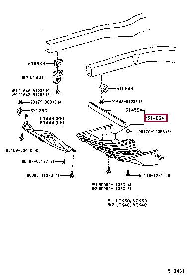 5140534010 Toyota Engine protection